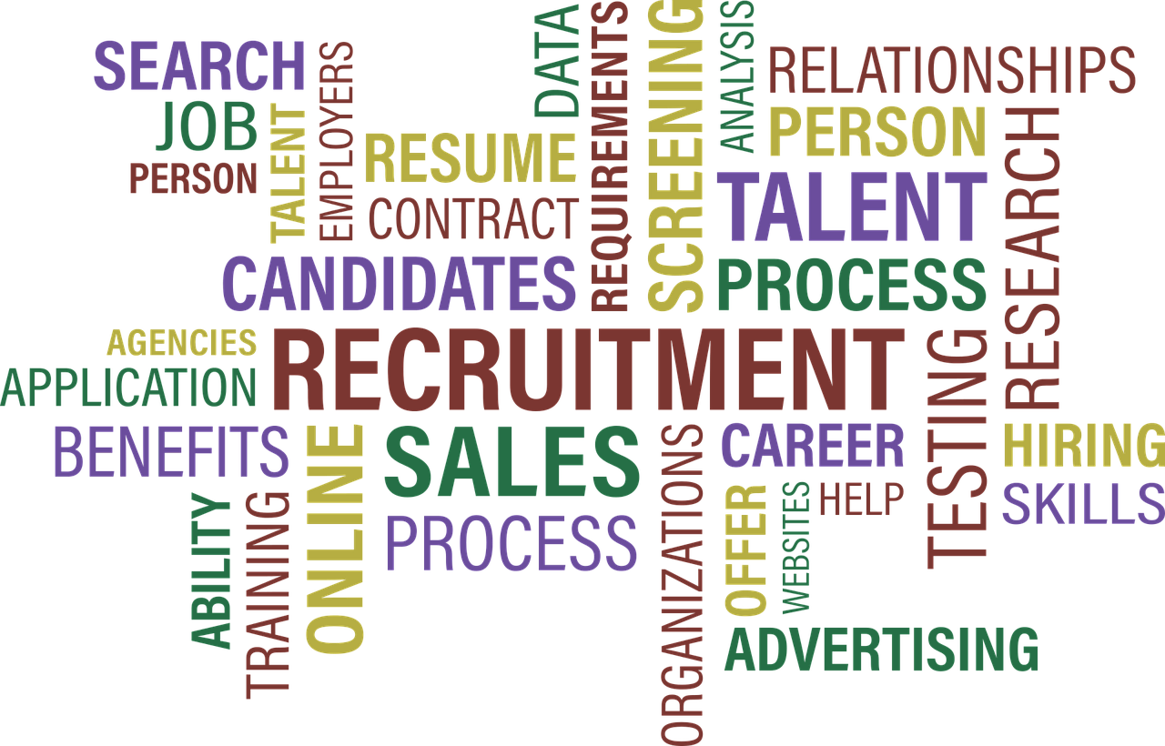 word cloud, recruitment, process, candidate, employment, business, job, words, sales, resume, application, search, recruitment, recruitment, recruitment, recruitment, resume, resume, resume, resume, resume
